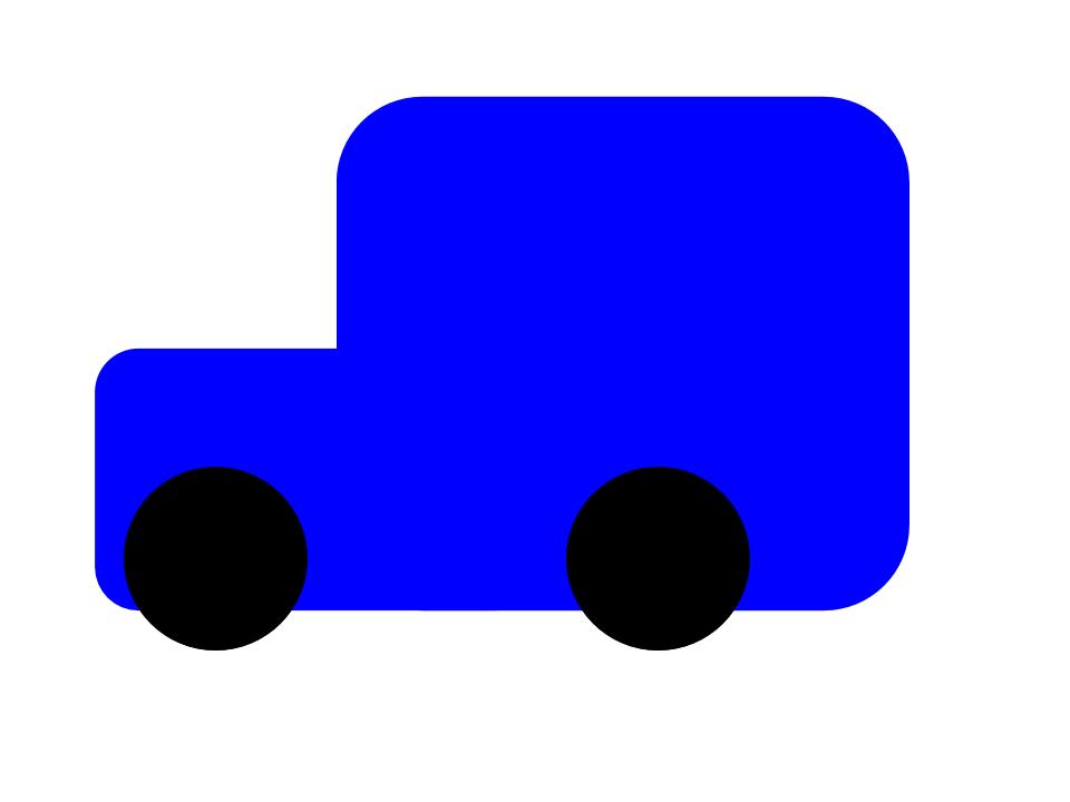 blue truck
